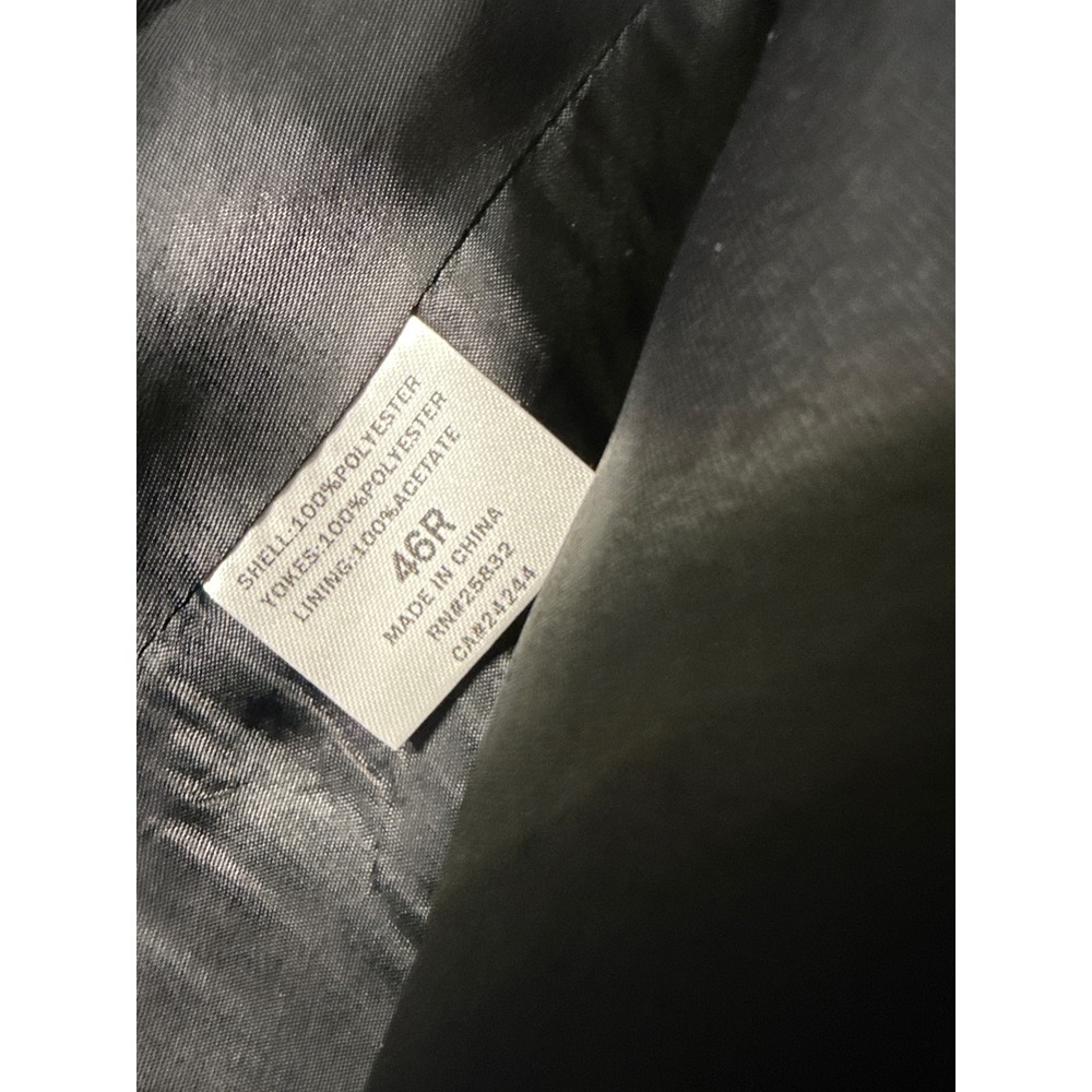 Circle S Dallas Texas Mens 46R Western Blazer Gray Black Yoke Sport Coat Cowboy - Picture 6 of 8